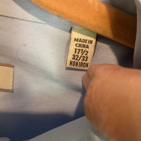 Joseph Abboud Light Blue No Iron Shirt - Picture 5 of 5